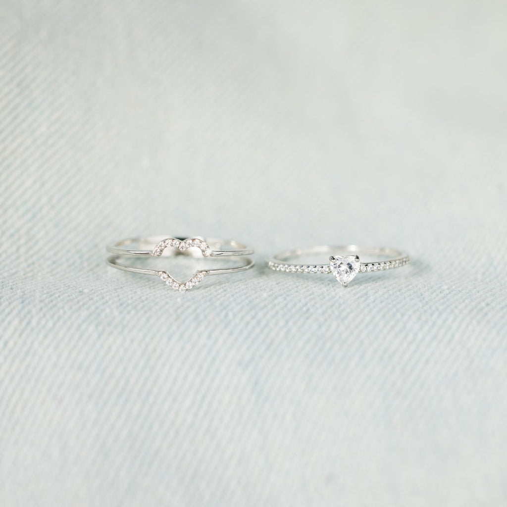 Layered Heart Ring