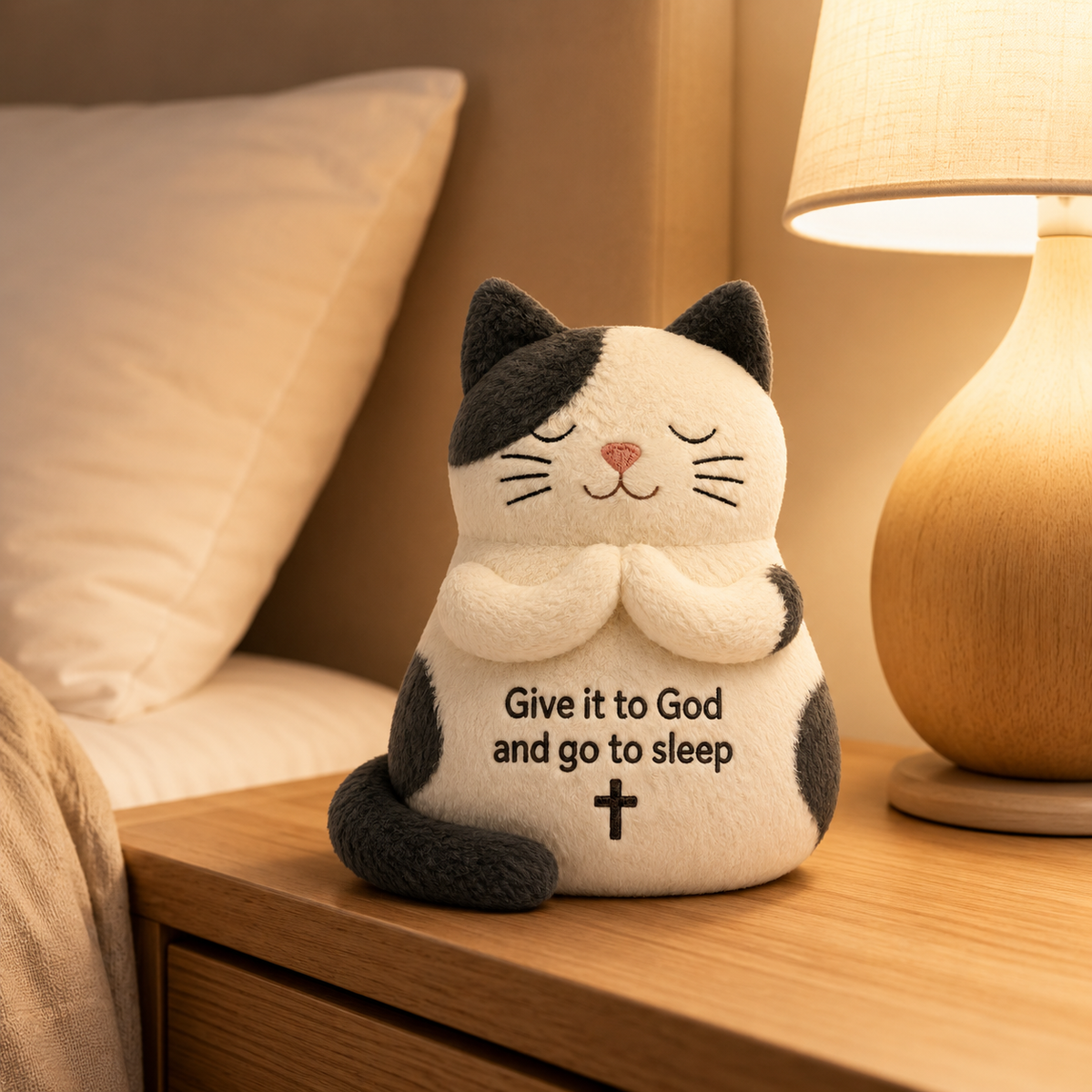 Sleepy Prayer Cat