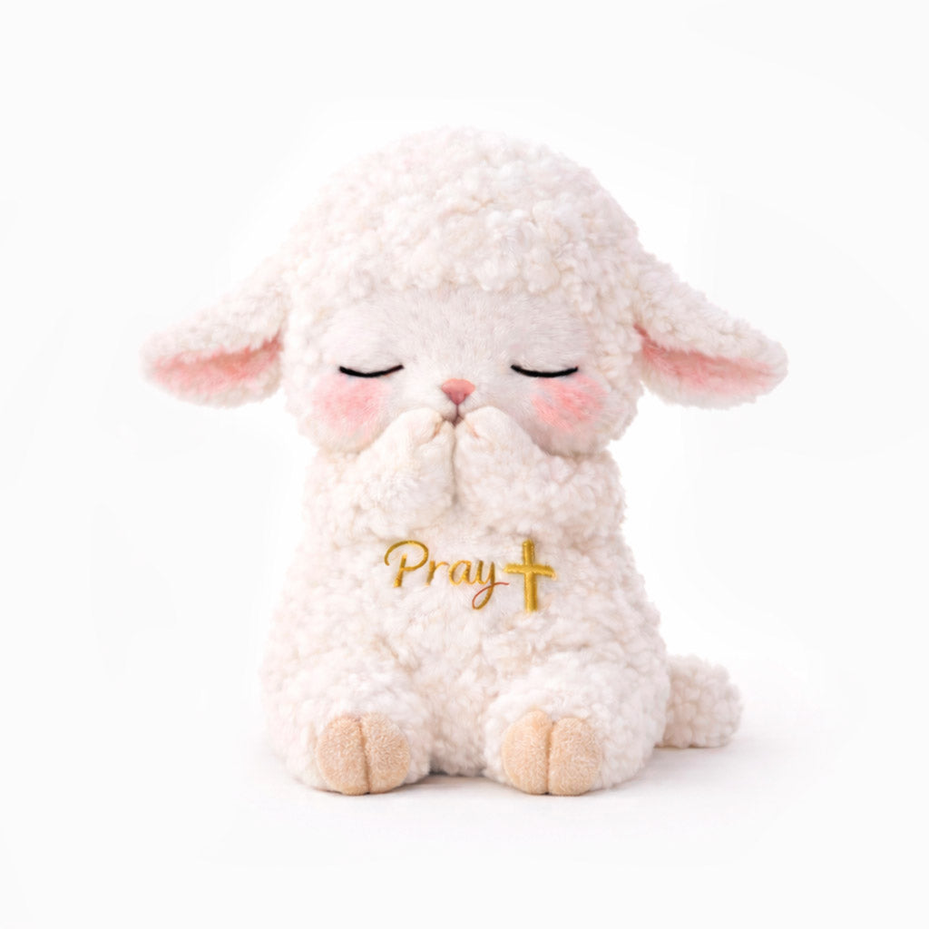 Dear Daughter Never Quit White Sheep Plush