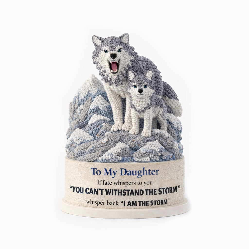 If Fate Whispers Mother Daughter Wolf Toy