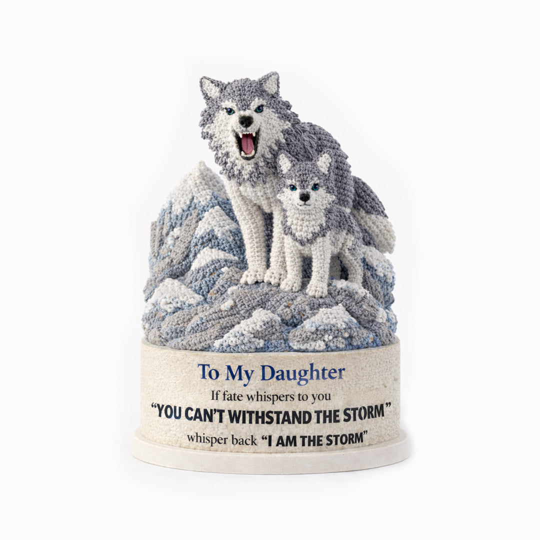 If Fate Whispers Mother Daughter Wolf Toy