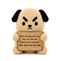 Don't Let Hard Days Win Emotional Support Dog Plush