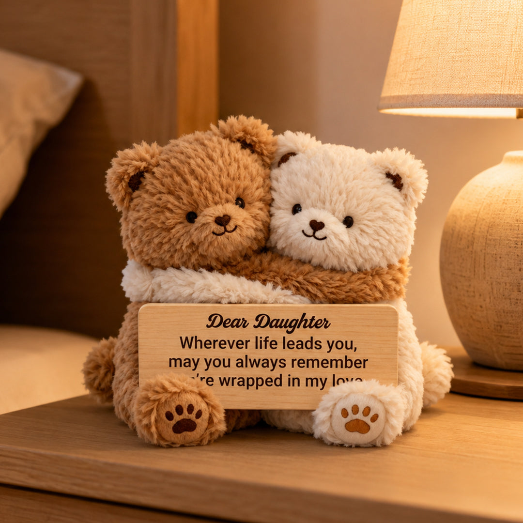 Wrapped In My Love Hugging Bear Plushies