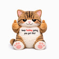 You Got This Emotional Support Orange Cat Plush
