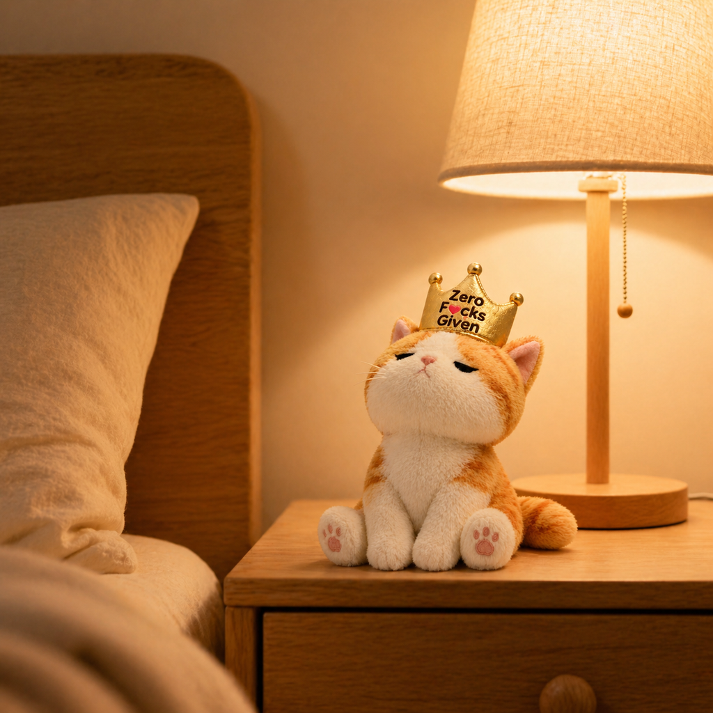 Emotional Support Kitty Crown Plush