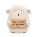 Give It to God Oval Sheep Plush
