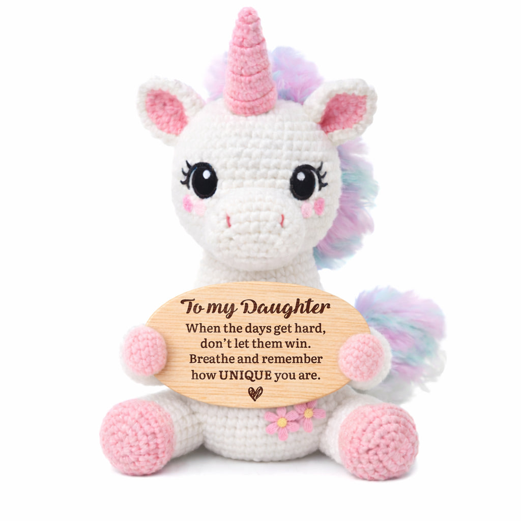 Remember How UNIQUE You Are Crochet Toy