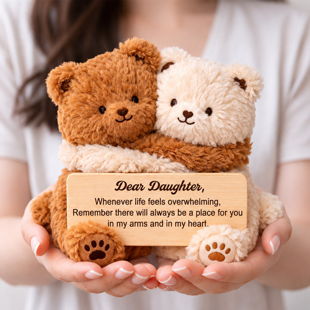 Dear Daughter Hugging Bear Plushies