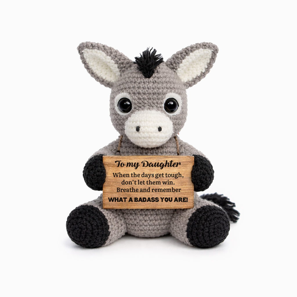 Remember What A BADASS You Are Crochet Toy