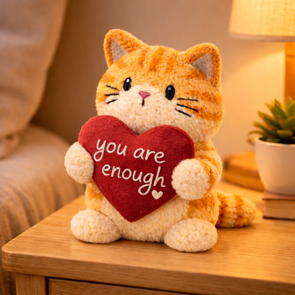 You Are Enough Emotional Support Cat Plush