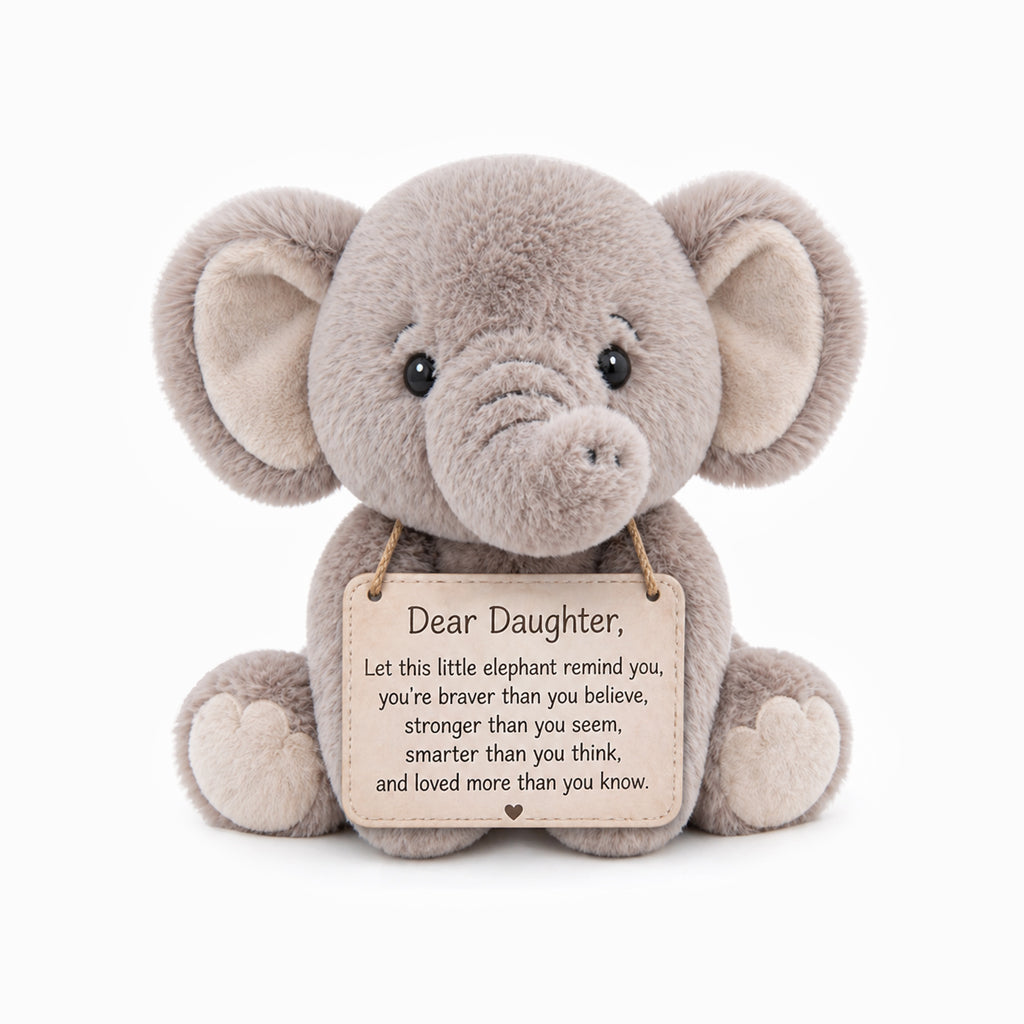 Dear Daughter Elephant Plush