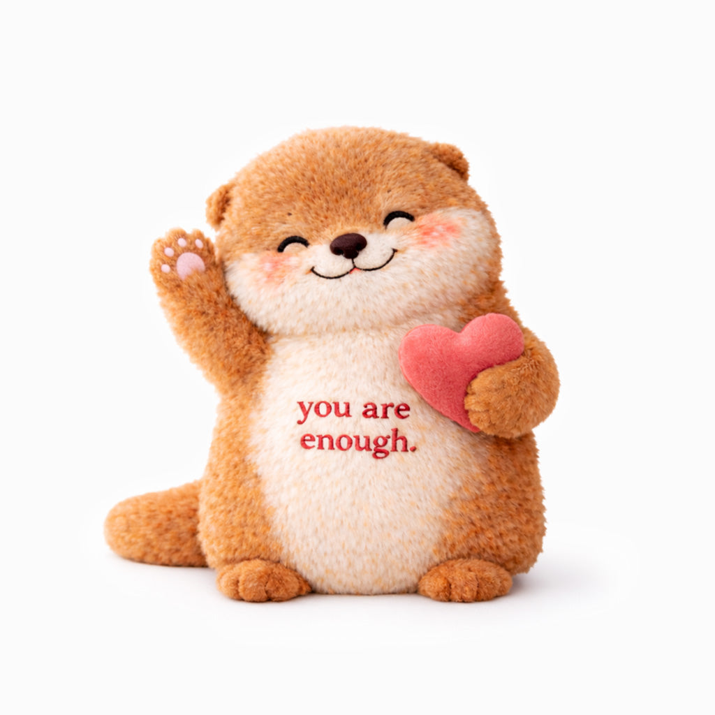 You Are Enough Emotional Support Otter Plush