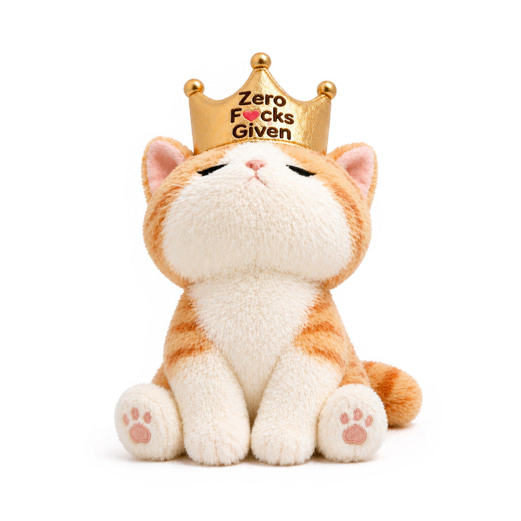 Emotional Support Kitty Crown Plush