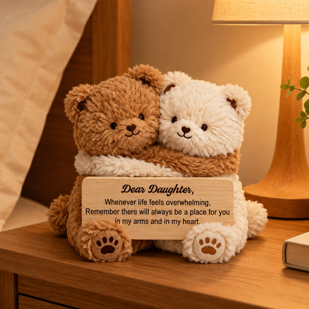 Dear Daughter Hugging Bear Plushies