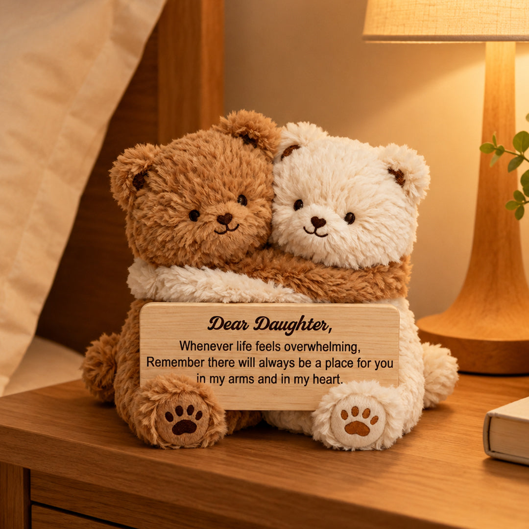 Dear Daughter Hugging Bear Plushies
