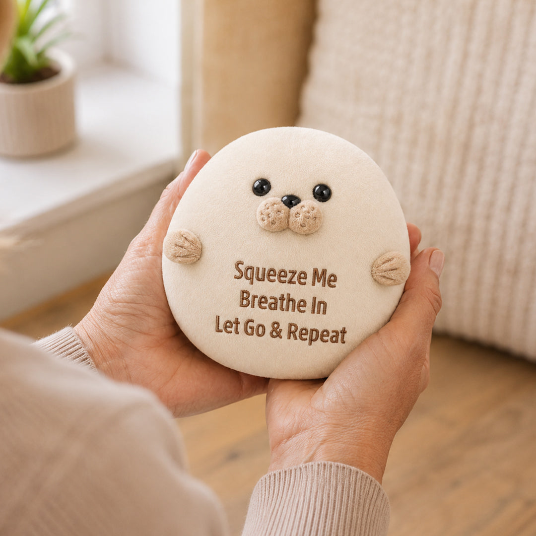Squeeze & Breathe Seal Plush