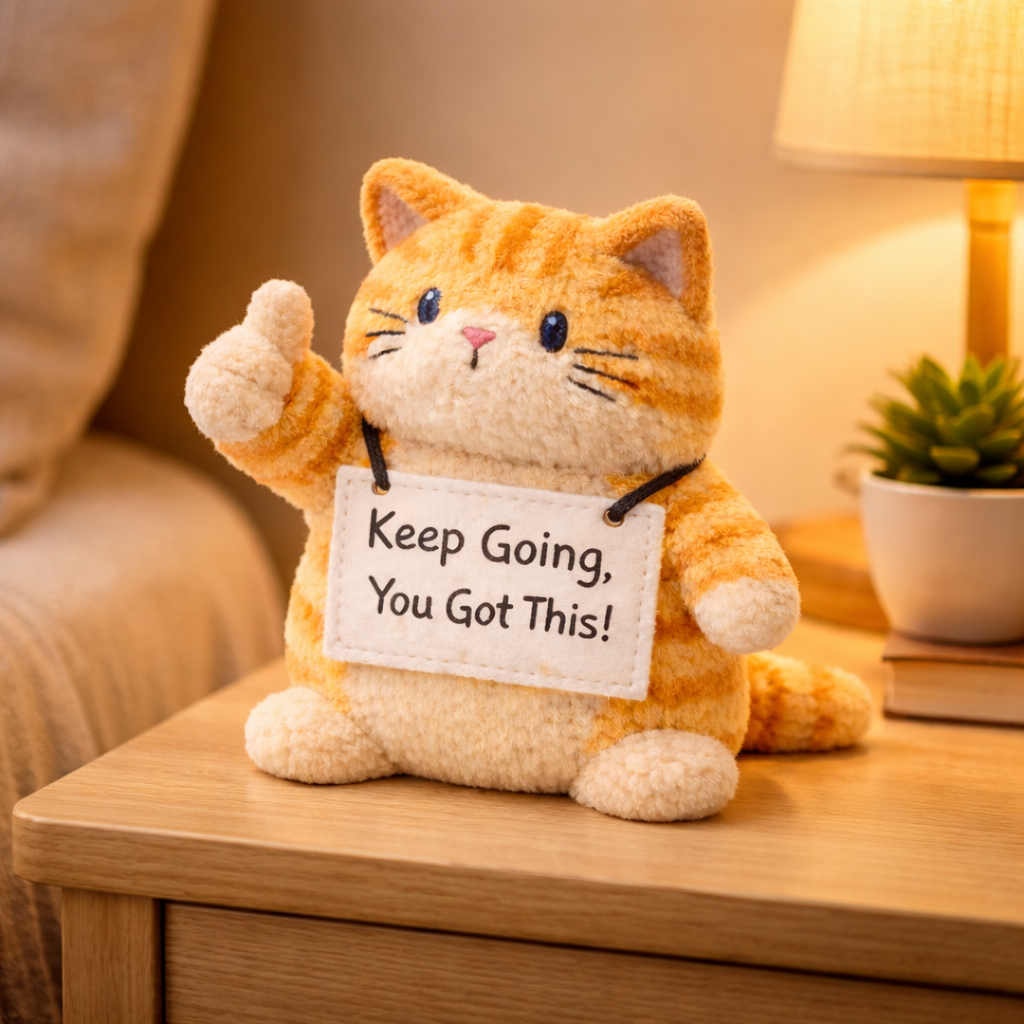 You Got This Emotional Support Cat Plush