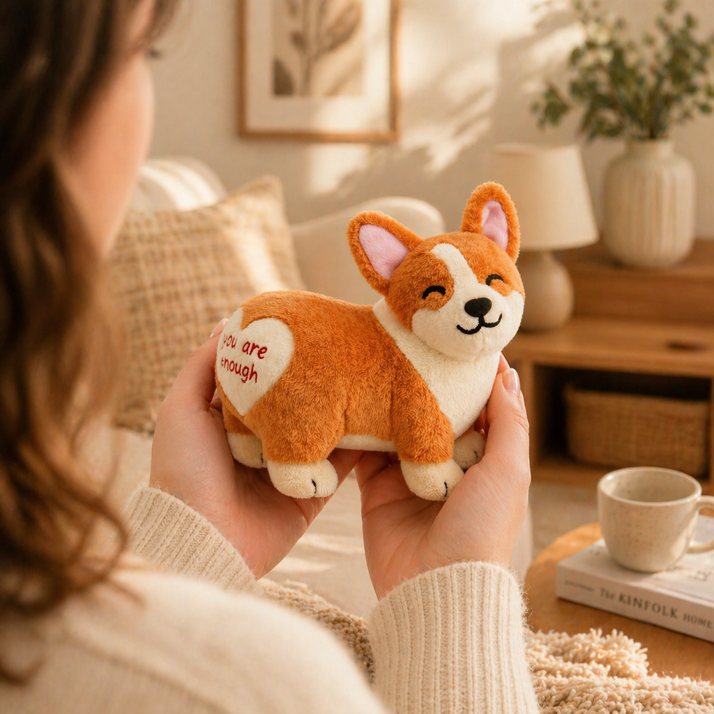 You Are Enough Emotional Support Corgi Plush