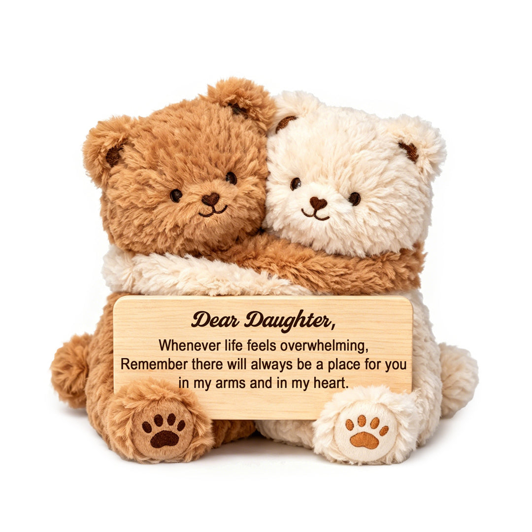 Dear Daughter Hugging Bear Plushies