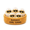 Badass Girl Gang Egg Plush Set
