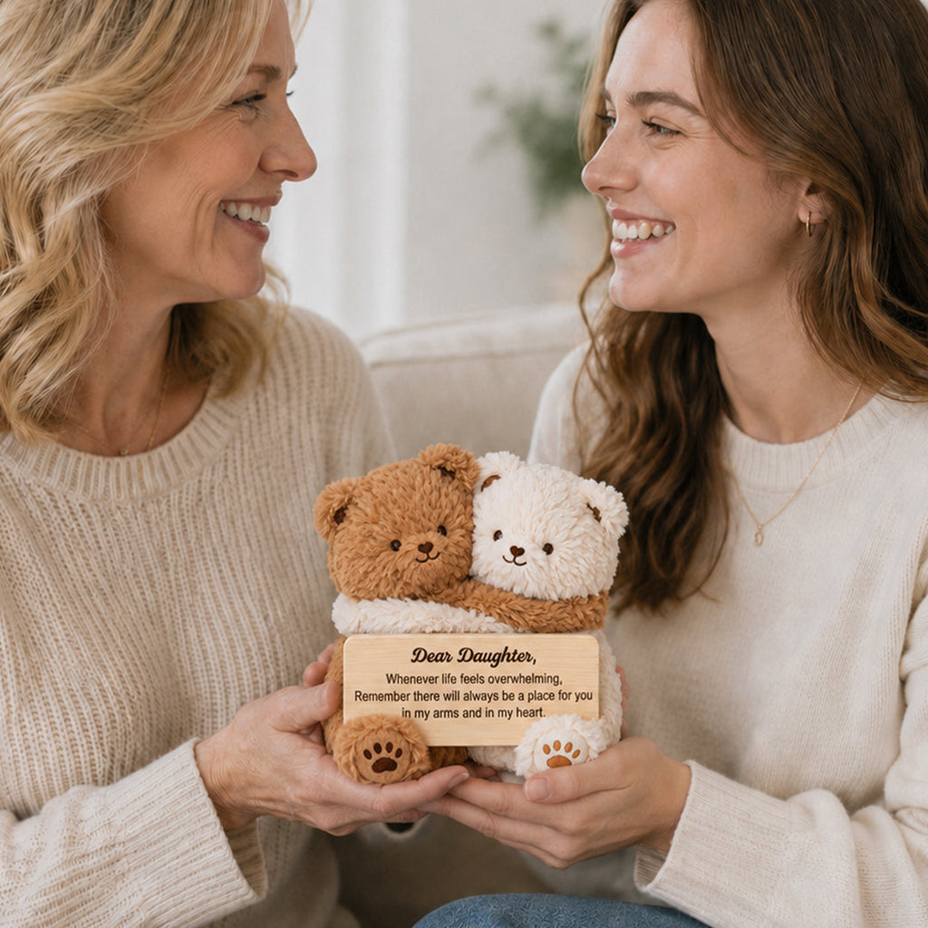 Dear Daughter Hugging Bear Plushies