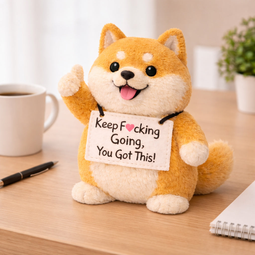 You Got This Emotional Support Shiba Inu Plush