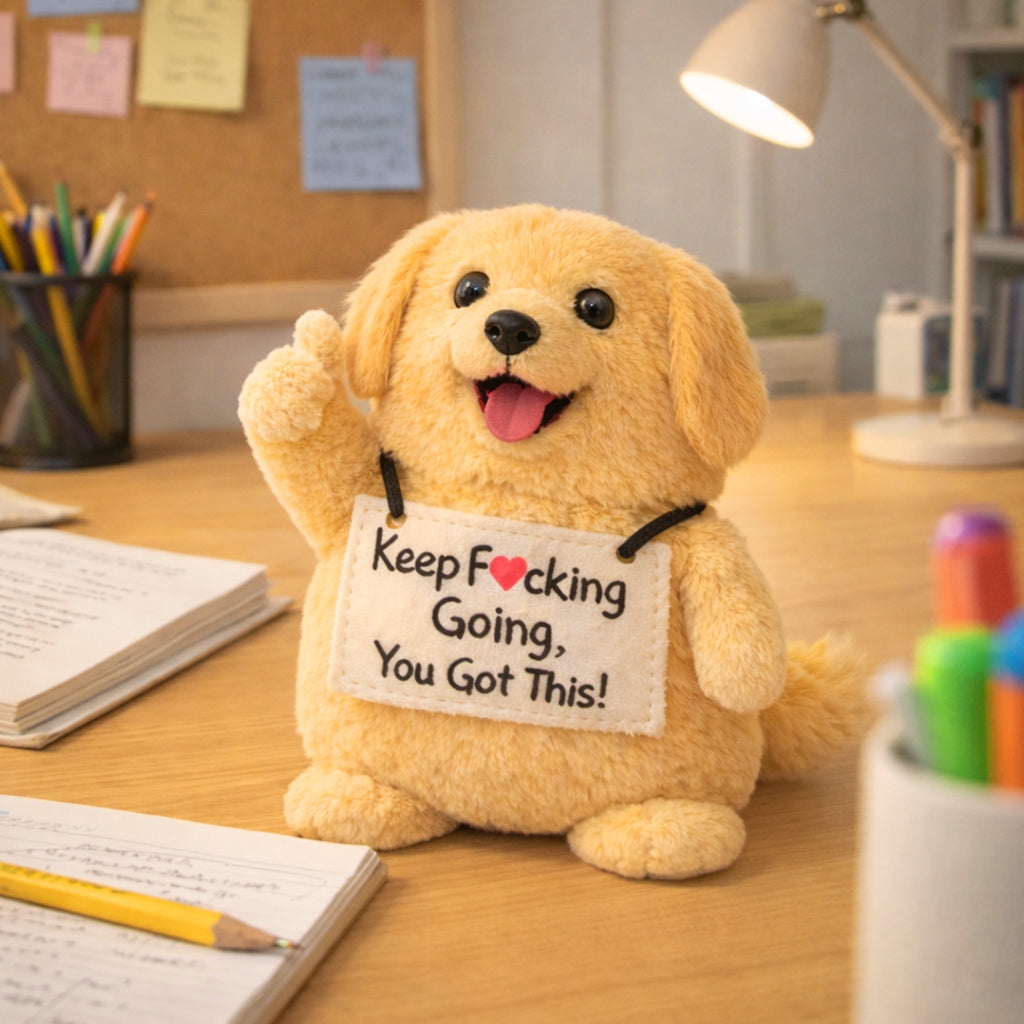 You Got This Emotional Support Golden Retriever Plush