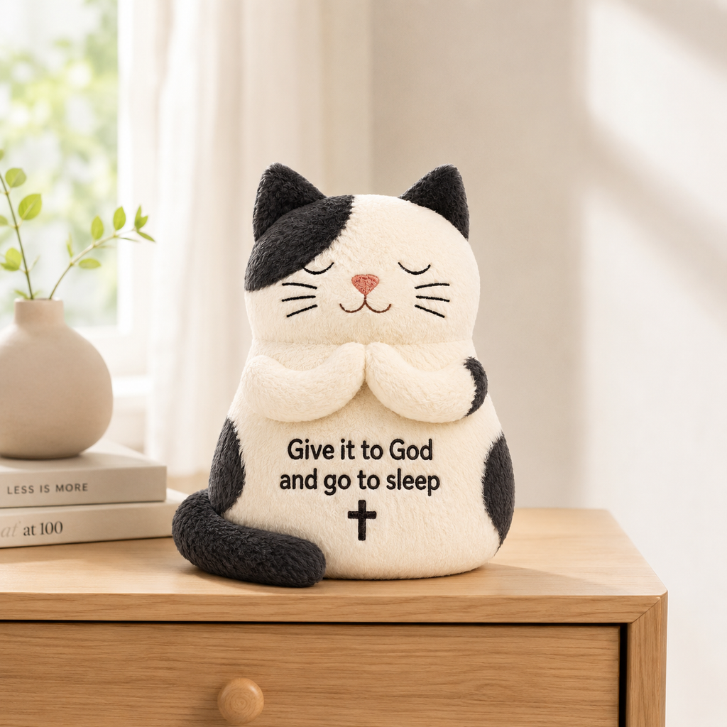 Sleepy Prayer Cat