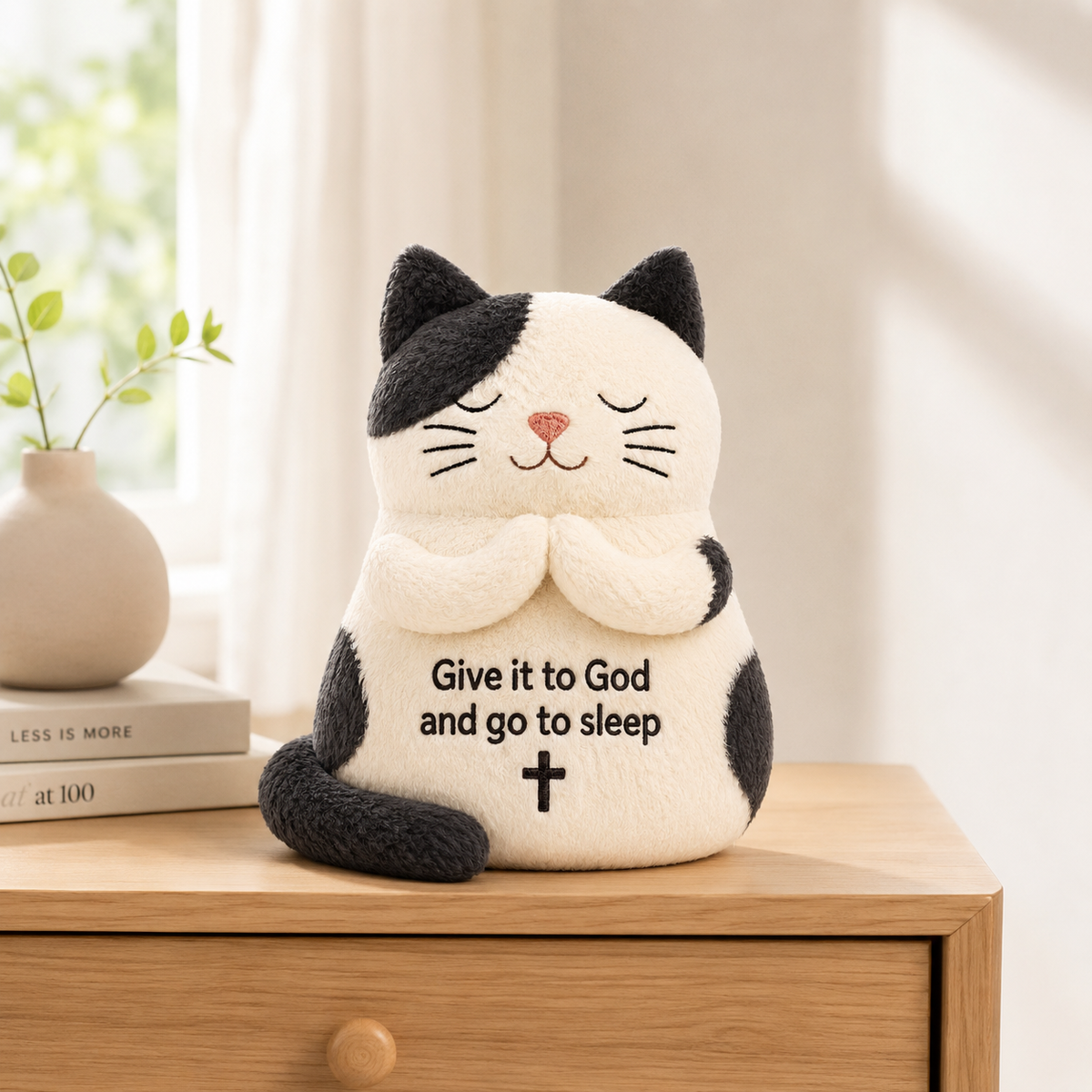 Sleepy Prayer Cat