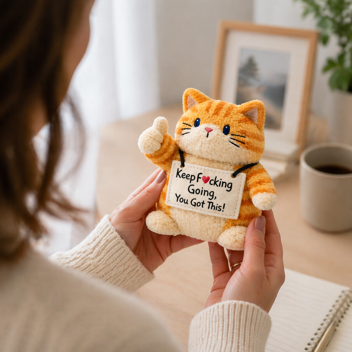 You Got This Emotional Support Cat Plush