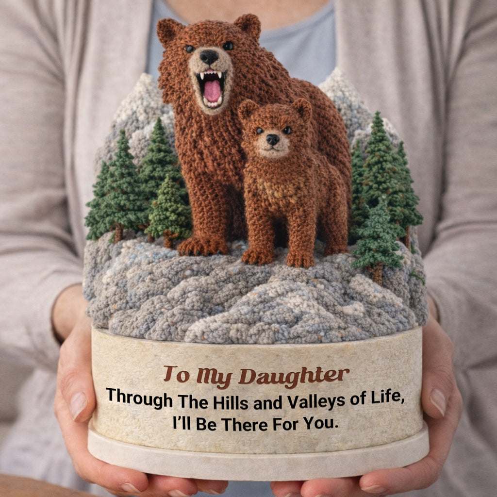 Through The Hills and Valleys Mother Daughter Bear Toy