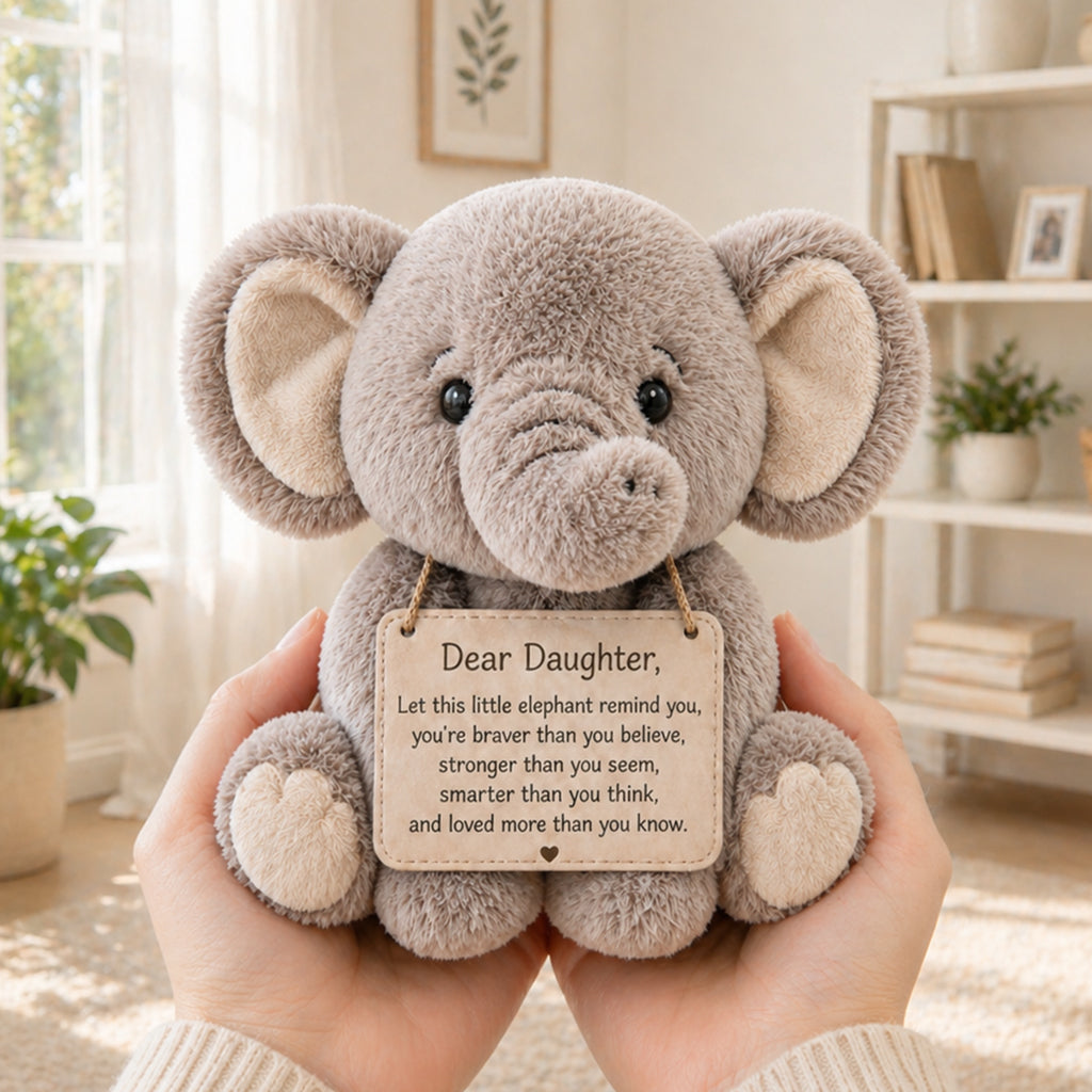 Dear Daughter Elephant Plush