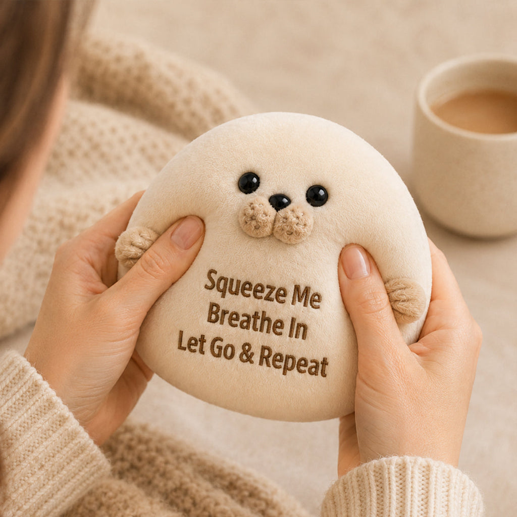 Squeeze & Breathe Seal Plush