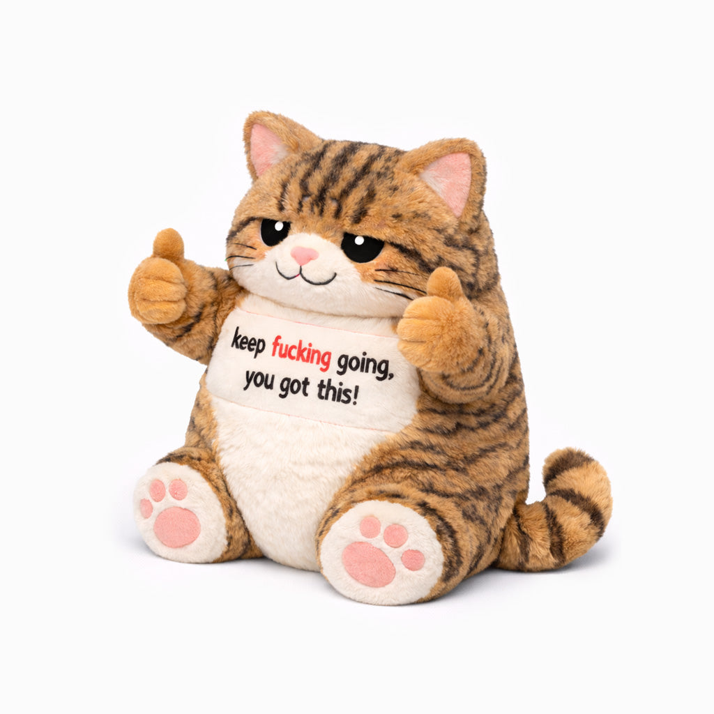 You Got This Emotional Support Orange Cat Plush