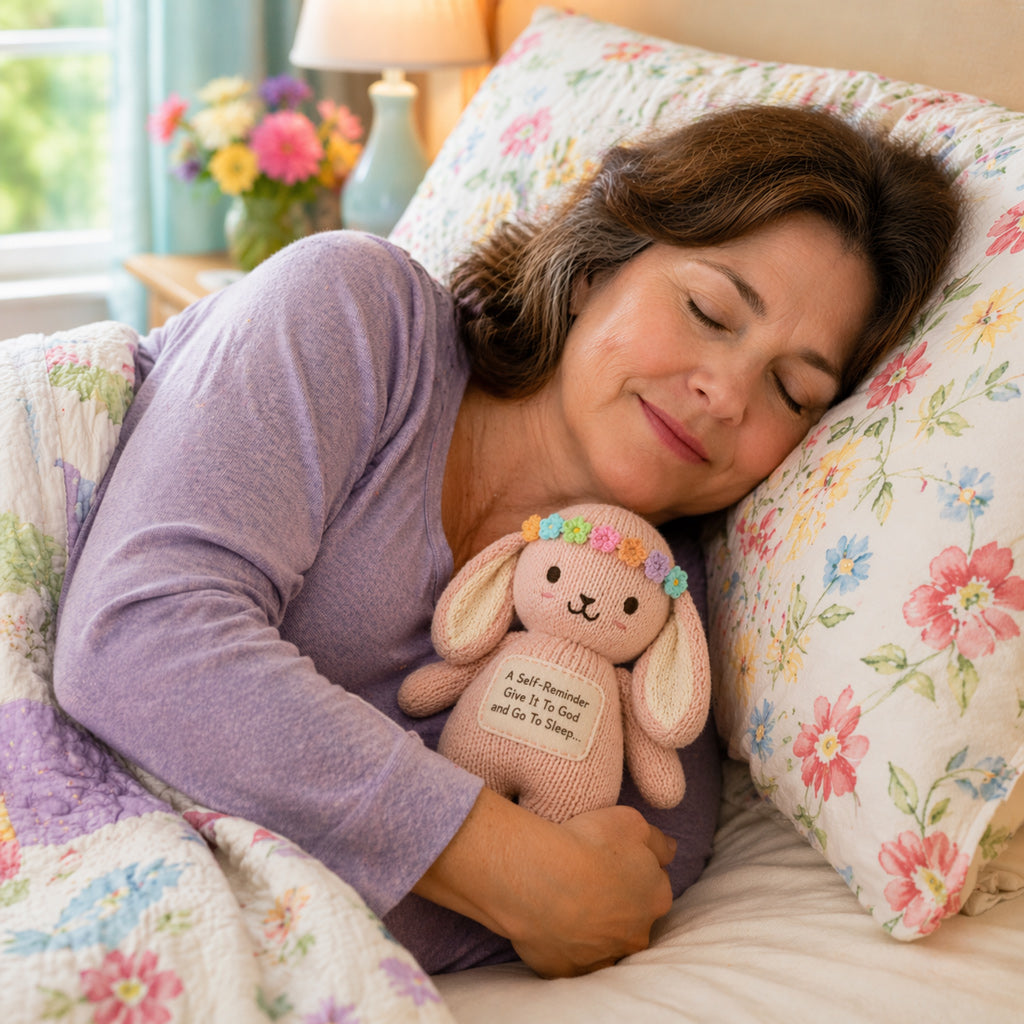 Give it to God Pink Bunny Plush