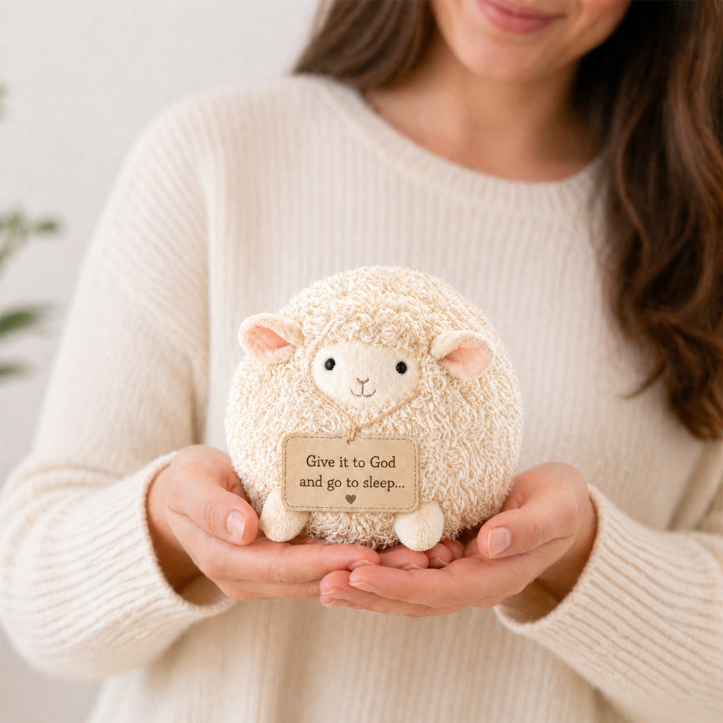 Give It To God Sphere-Shaped Sheep Plush