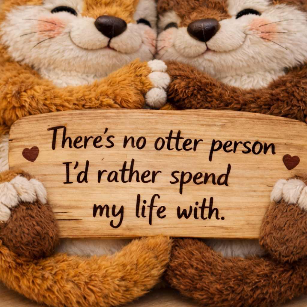 A Pair Of Otters Plushies for Your Partner