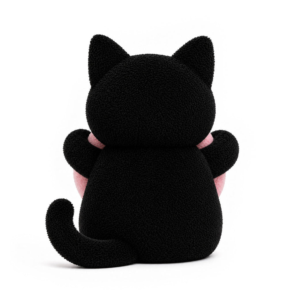 You Are Enough Emotional Support Black Kitty Plush