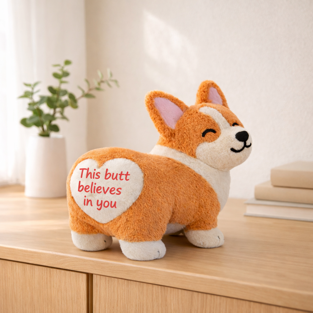 Believes In You Emotional Support Corgi Plush