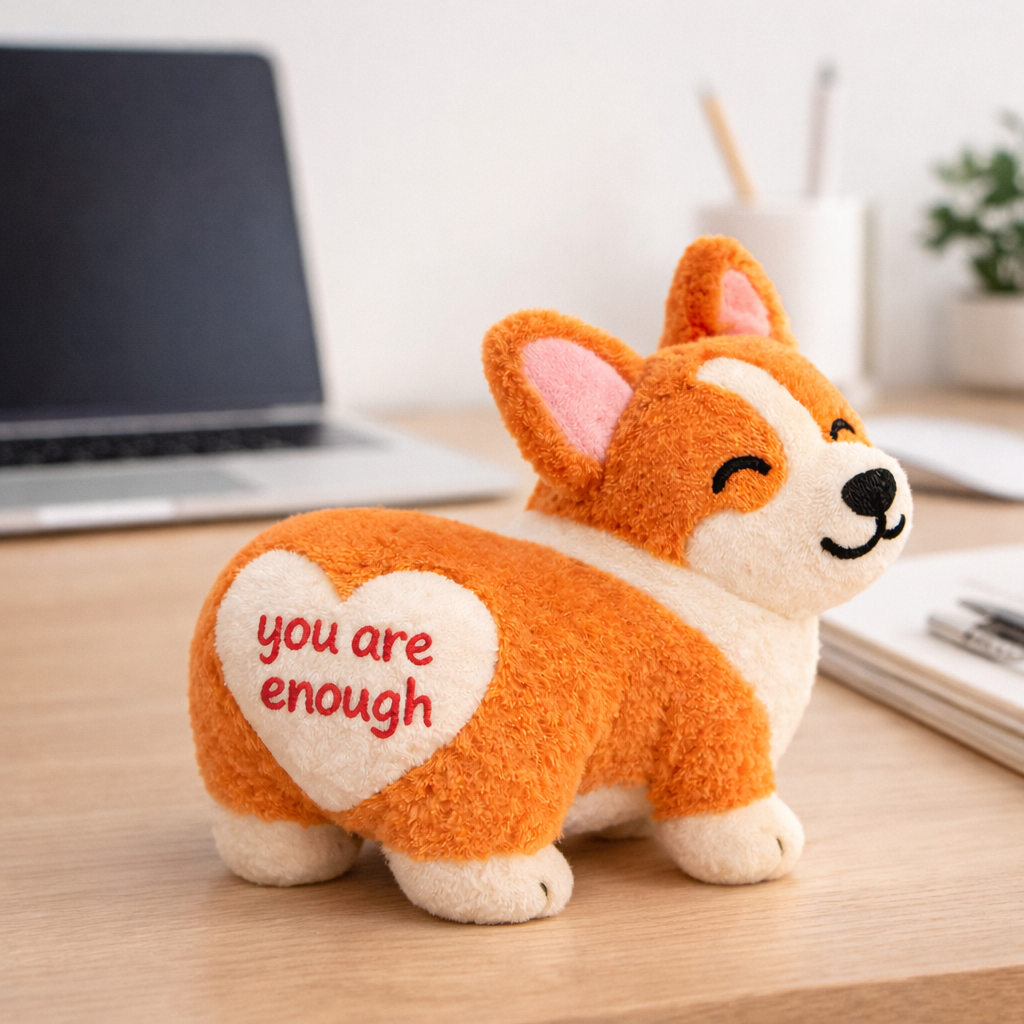 You Are Enough Emotional Support Corgi Plush