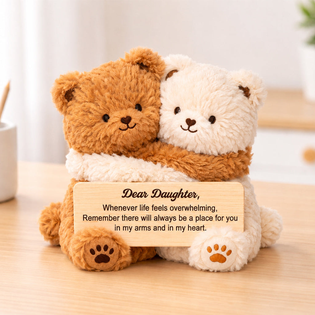 Dear Daughter Hugging Bear Plushies