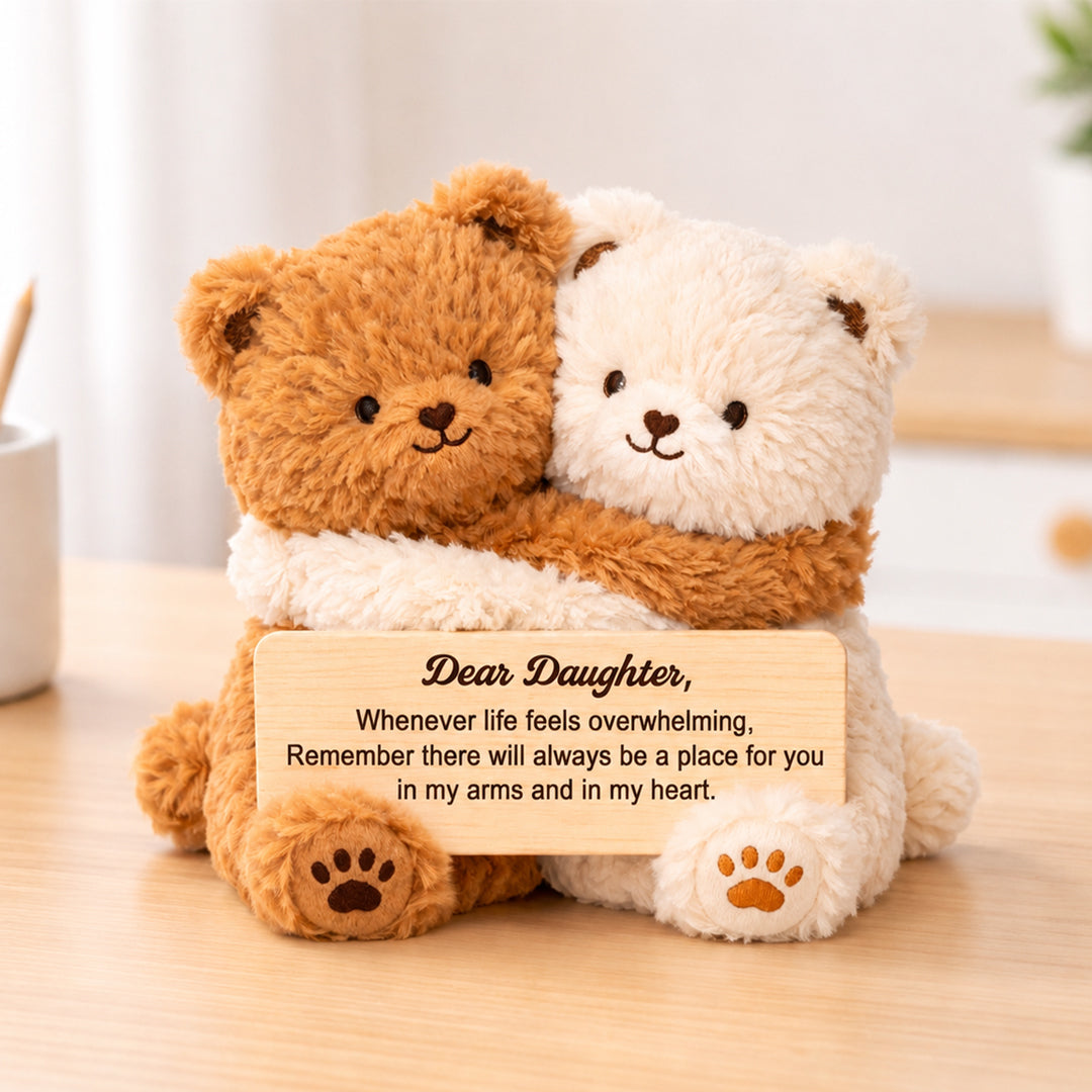 Dear Daughter Hugging Bear Plushies