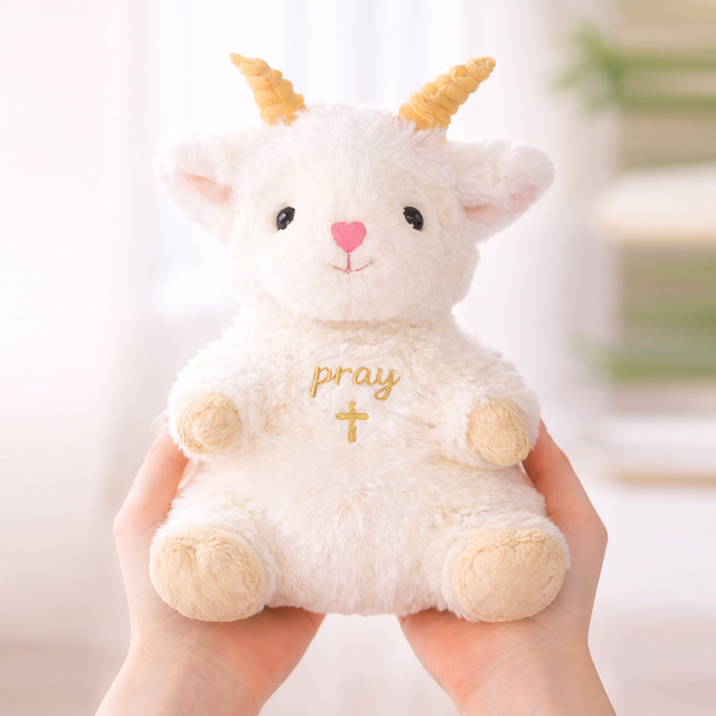 Dear Daughter Never Quit Sheep With Horns Plush