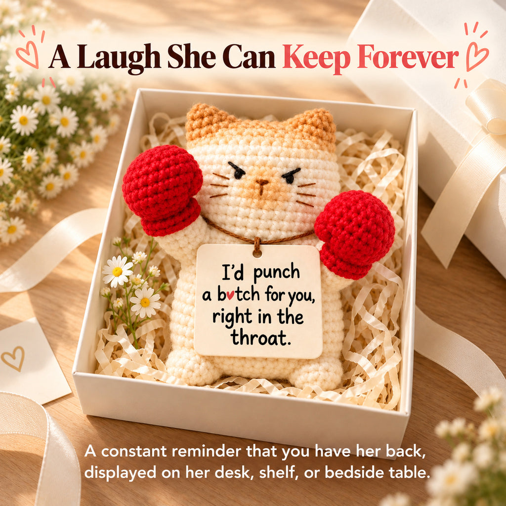 I'd Punch a B❤️tch For You Siamese Cat – Handmade Bestie Gift