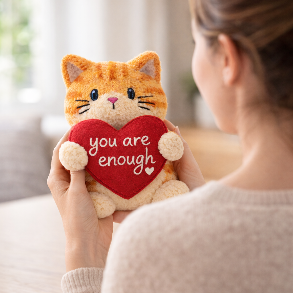 You Are Enough Emotional Support Cat Plush