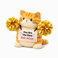 The Best Cat Mom Cheer Up Kitty Plush