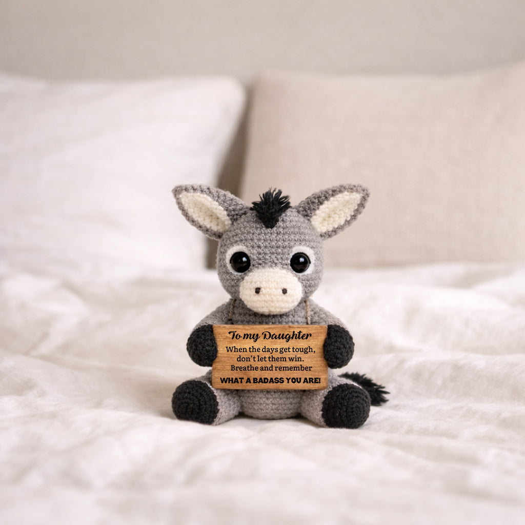 Remember What A BADASS You Are Crochet Toy