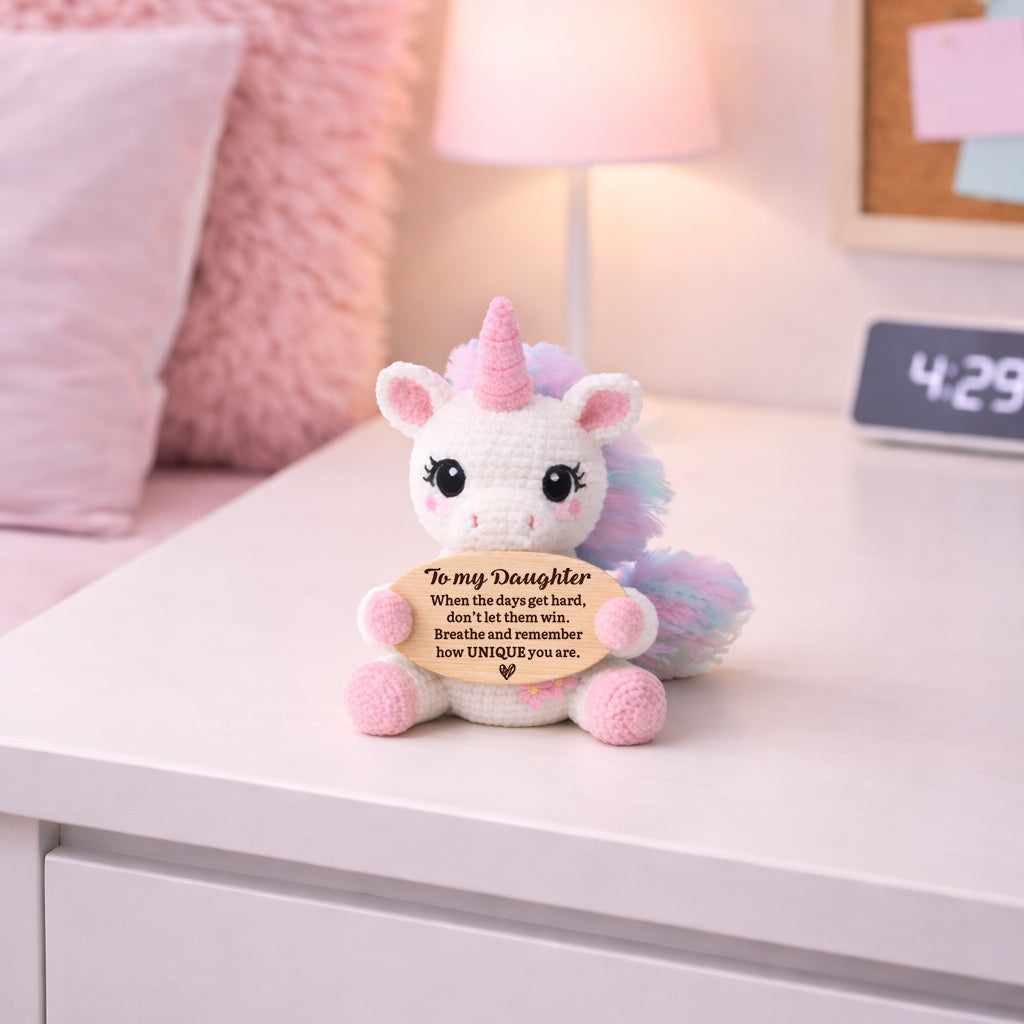 Remember How UNIQUE You Are Crochet Toy