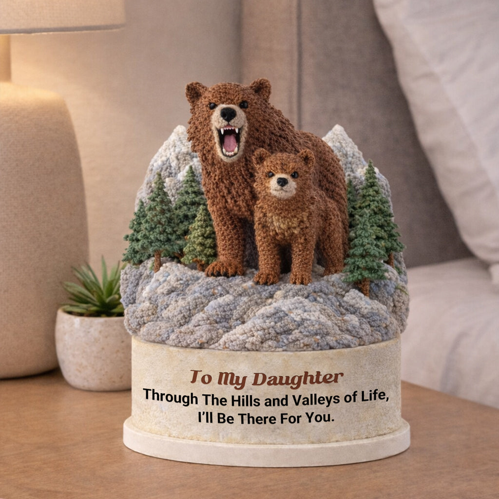 Through The Hills and Valleys Mother Daughter Bear Toy