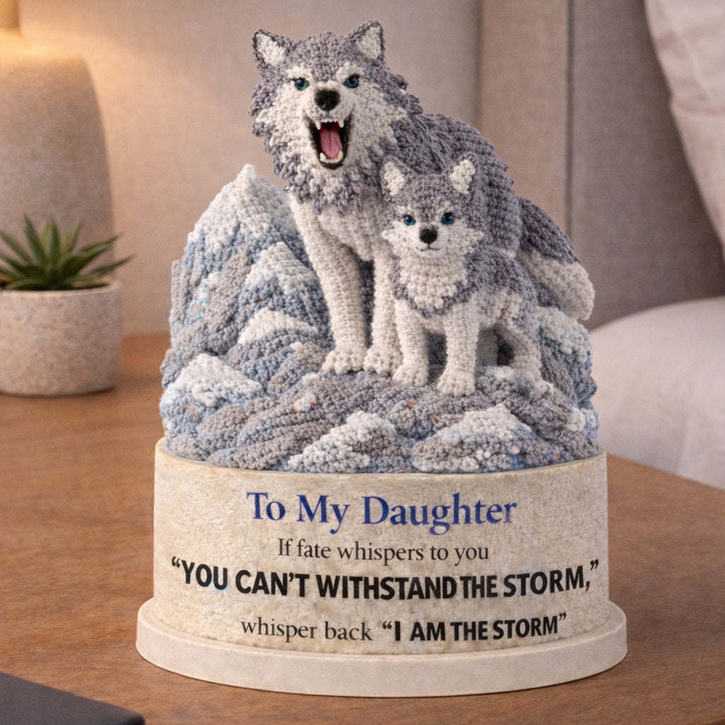 If Fate Whispers Mother Daughter Wolf Toy